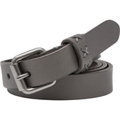 Timberland Leather 20mm Skinny Tonal Keeper Stitch Belt