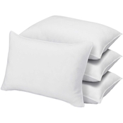 Ella Jayne Soft Plush Gel Fiber Filled Allergy Resistant Stomach Sleeper Pillow