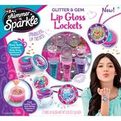 Cra-Z-Art Shimmer N Sparkle Glitter and Gem Lip Gloss Lockets Toy