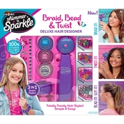 Cra-Z-Art Shimmer N Sparkle Braid and Wrap Hair Designer Toy