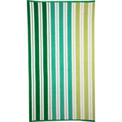 Simply Perfect Dobby Beach Towel, Green, Blue and White