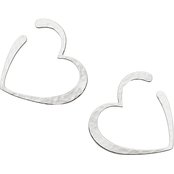 James Avery Forged Hearts Ear Posts