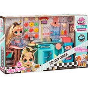 LOL Surprise OMG To Go Diner Playset with 45+ Surprises and Exclusive Fashion Doll