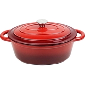 Simply Perfect 3.2 qt. Oval Enameled Cast Iron Casserole