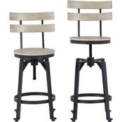 Signature Design by Ashley Karisslyn Counter Height Bar Stool 2 pk.
