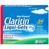Claritin Non-Drowsy Liquid Gel Capsules, 30 Ct.