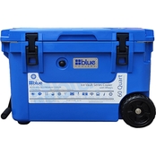 Blue Coolers 60 qt. Ice Vault Series with Wheels Rotomolded Cooler