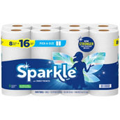 Sparkle Double Roll Pick A Size Paper Towels 8 pk.