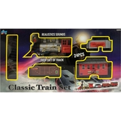 Misco Toys Battery Operated Train 24 pc. Set