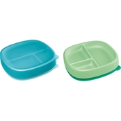 Graco NUK Suction Plates and Lids, 2 pk. Assorted