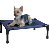 K&H Pet Cot Elevated Small Pet Bed, Blue 17 in. x 22 in. x 7 in.