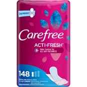 Carefree Acti-Fresh To-Go Regular Pantiliners 148 ct.