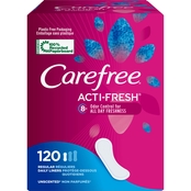 Carefree Acti-Fresh Regular Unscented Pantiliners 120 ct.
