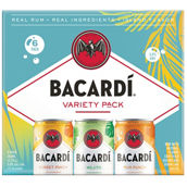 Bacardi Variety Pack 355ml cans, 6 pk.
