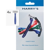 Harry's Multicolored Disposable Razors 4 ct.