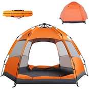 GlareWheel Instant Pop Up Tent Xl, Orange