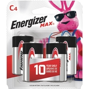 Energizer C Alkaline Batteries 4 pk.