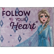 Disney Frozen Follow Your Heart 40 x 54 Accent Rug
