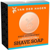 Van der Hagen Fragrance Free Hypo Allergenic Shave Soap
