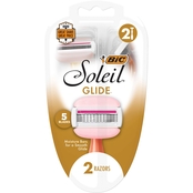 BIC Soleil Glide 5-Blade Women's Disposable Razors 2 ct.