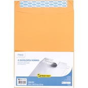 Mead Press-It Seal-It Envelopes Brown Kraft 4 ct.