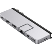 HyperDrive DUO PRO 7-in-2 USB-C Hub Gray