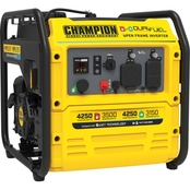 Champion 4250W Dual Fuel RV Ready Open Frame Inverter Generator with Quiet Tech