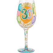Lolita Happy 30th Birthday Wine Glass