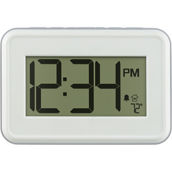 La Crosse  Digital Wall Clock with Indoor Temperature and Timer