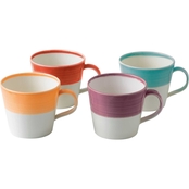 Royal Doulton 1815 Bright Colors Mugs 4 pc. Set