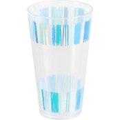 Gibson Home Tropical Sway Orleans Blue 19 oz. Tumbler