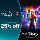 Disney+  Military Exclusive Offer