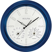 Bulova The Tiverton Battery Powered Wall Clock C4885