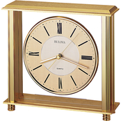 Bulova Grand Prix Battery Powered Table Clock B1700