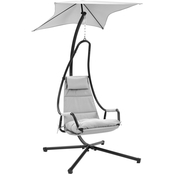 CorLiving Kinsley Chaise Lounge Chair with Canopy