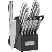 Cuisinart German Stainless Steel Hollow Handle Cutlery Block 15 pc. Set