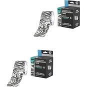 Heali Zebra Design Kinesiology Tapes Infused with Magnesium and Menthol 2 pk.