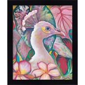 Courtside Market Princess Peacock 8 in. x 10 in. Acrylic Framed Wall Art