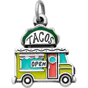 James Avery Sterling Silver and Enamel Taco Truck Charm