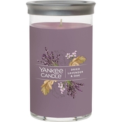Yankee Candle Dried Lavender and Oak Signature Medium Pillar Candle