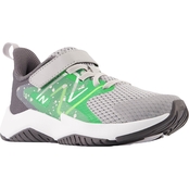 New Balance Boys Rave Run v2 Bungee Lace with Hook and Loop Top Strap Shoes