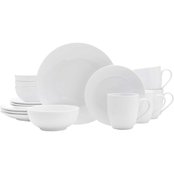 Fitz and Floyd Everyday White Coupe 16 pc. Dinnerware Set