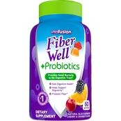 Vitafusion Fiber Well + Probiotics Gummy Vitamins for Adults 60 ct.