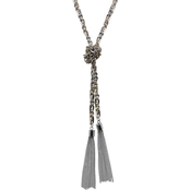 Guess Metal Necklace with Tassel
