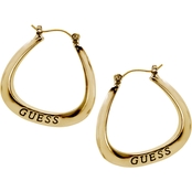 Guess Tube Earrings with Logo