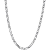 Sofia B. Sterling Silver 4.4mm Curb Link Chain Necklace