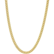 Sofia B. 18k Gold Plated Sterling Silver 4.4mm Curb Link Chain Necklace