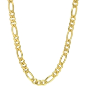 Sofia B. 18K Gold Over Sterling Silver 5.5mm Figaro Chain Necklace
