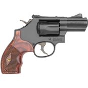 S&W 19-9 K-Comp 357 Mag 2.5 in. Barrel 6 Rnd Revolver Blue/Wood