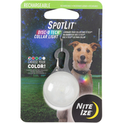 Nite Ize Spotlit Rechargeable Collar Light with Disc O Tech